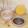 Pet Supplies Dog Slow Food Bowl Silicone Slow Food Bowl with Suction Cup Non-slip Anti-overturning Round Dog Rice Bowl
