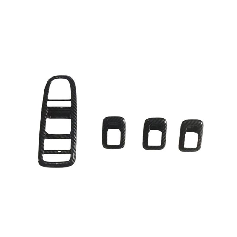 Car Styling Window Glass Lifting Buttons Frame Decoration Cover Trim For BYD Seal EV -2024 Interior Accessories