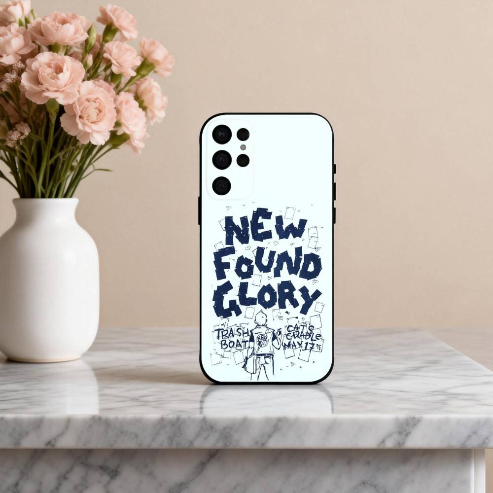 Punk N-New Found Glory Band Phone Case For Samsung S25,S24,S21,S22,S23,S30,Ultra,S20,Plus,Others Soft Black Cover