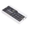 Portable Voice Changer Sound Card Set Handheld with Bluetooth Cool Light 8 Sound Effects Sound Board for Streaming