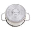 Serenk Modernist Stainless Steel Saute Pan, 2.64 Q Cooking Pan, Dishwasher Safe