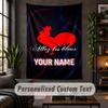 Wall Tapestry France national football team Print Custom Name Text Wall Hanging Home Decor