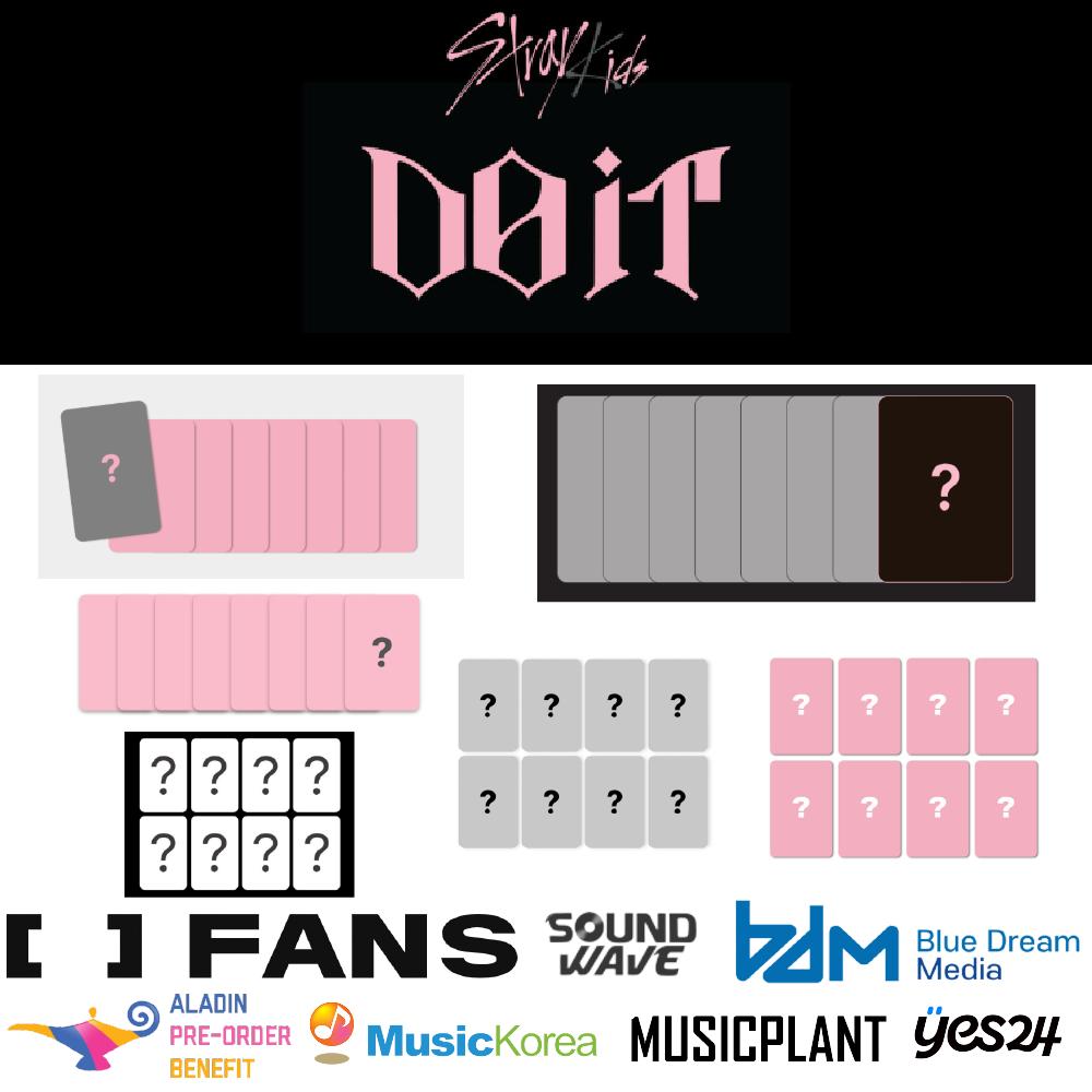 

Предзаказ Stray Kids SKZ IT TAPE DO IT Альбом POB Набор фотокарточек MusicKorea POB 1 set
