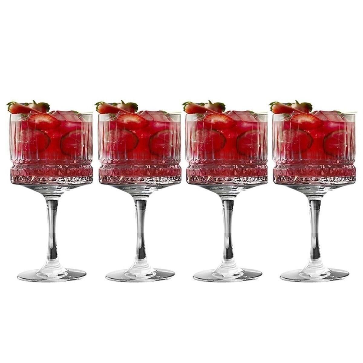 

Multi-Purpose Presentation Cocktail Glass with Foot, 4 Pieces Volume 500 Cc Height 198 Mm Diameter 101 Mm 4 Pcs белый