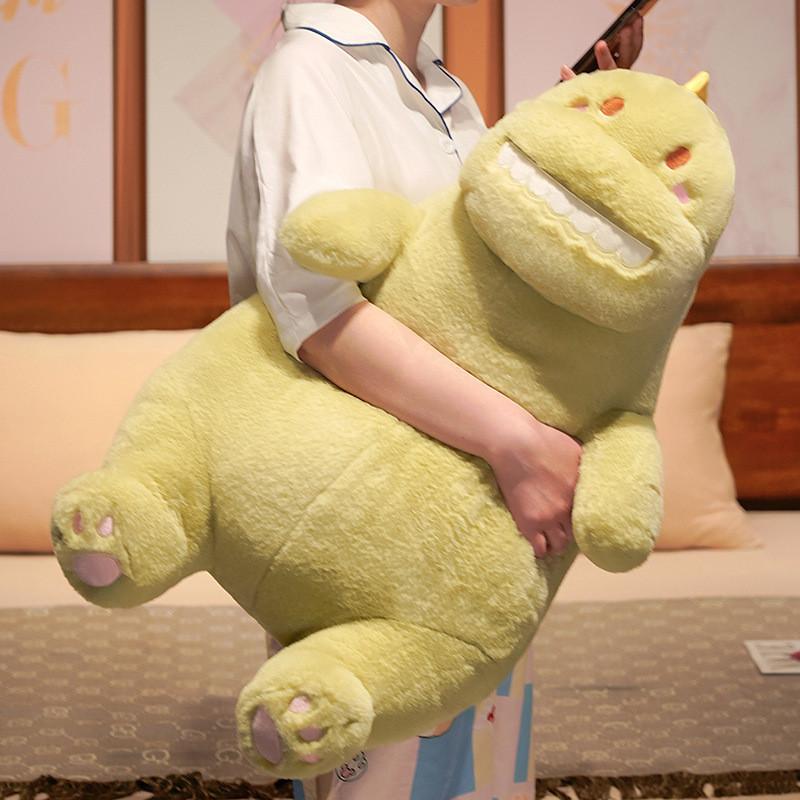 Cartoon Dinosaur Plush Toy Girls Gift Short Plush Material Soft Filling Doll
