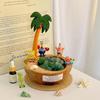 Coconut Tree Aroma Crystal Stone Gift Box - High-End Fragrance Diffuser Ornament for Birthdays