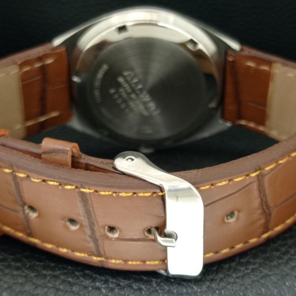 VINTAGE ALLWYN 6300A HAND-WINDING INDIA MENS ORIGINAL DIAL WATCH a706087-1