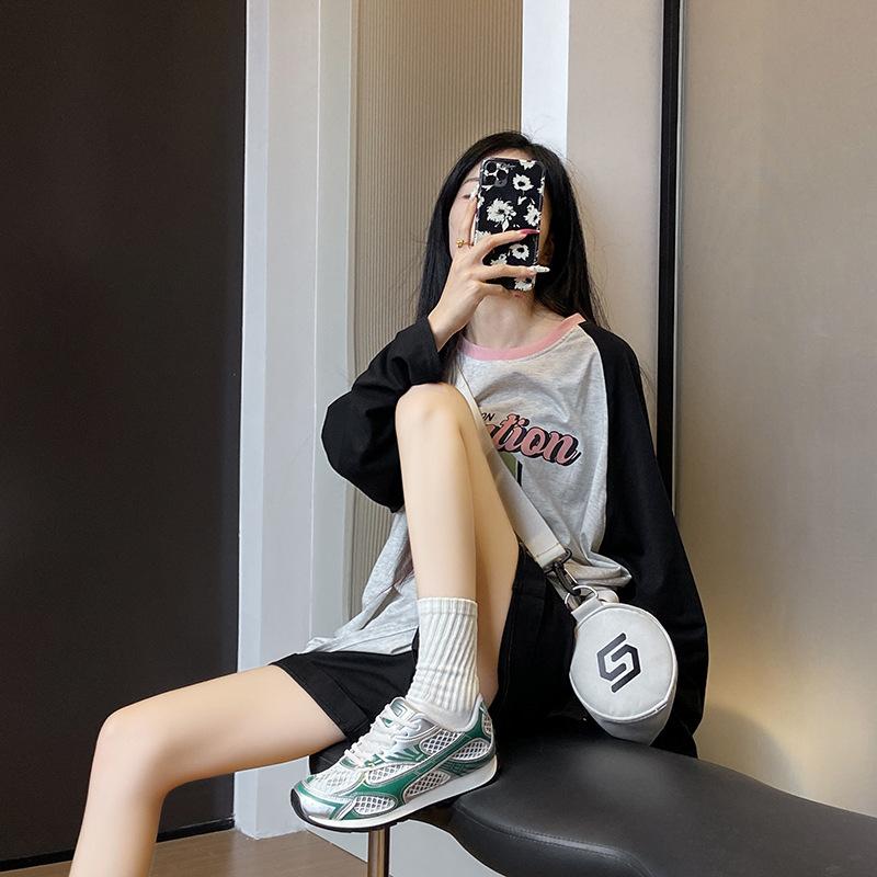 2025 autumn new Korean version breathable Forrest Gump shoes female ins student casual shoes female platform running shoes female A8201
