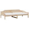 VidaXL Cadre de lit 90x200 cm bois de pin massif, meuble de chambre à coucher, sommier, lit en bois, lit, lit simple, cadre 850914