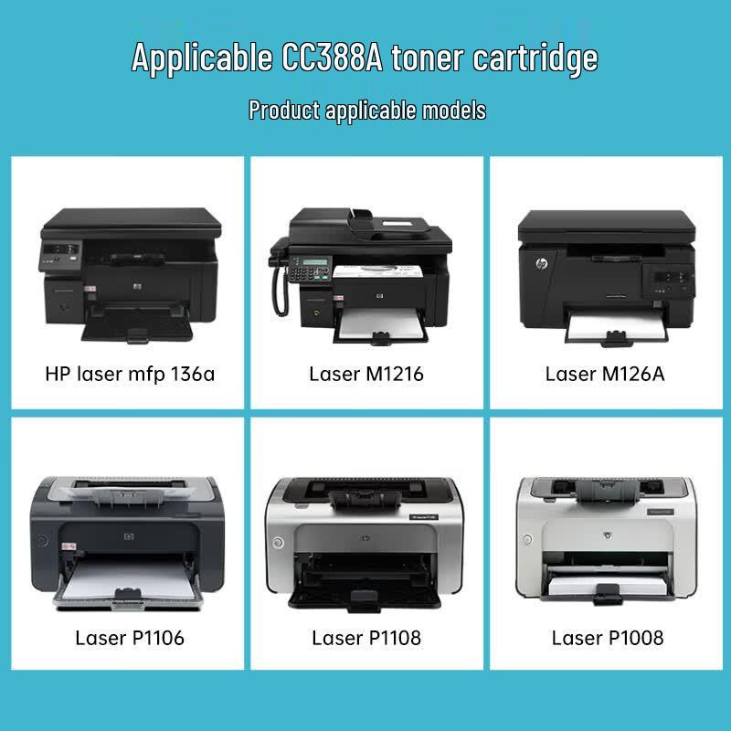 Changping Compatible HP 88A/CC388A Black Toner Cartridge