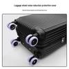 Silicone Protective Cover for Silent, Shock-Absorbing Suitcase Wheels