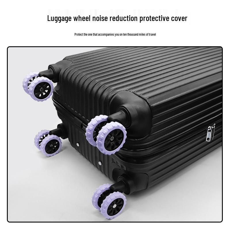 Silicone Protective Cover for Silent, Shock-Absorbing Suitcase Wheels