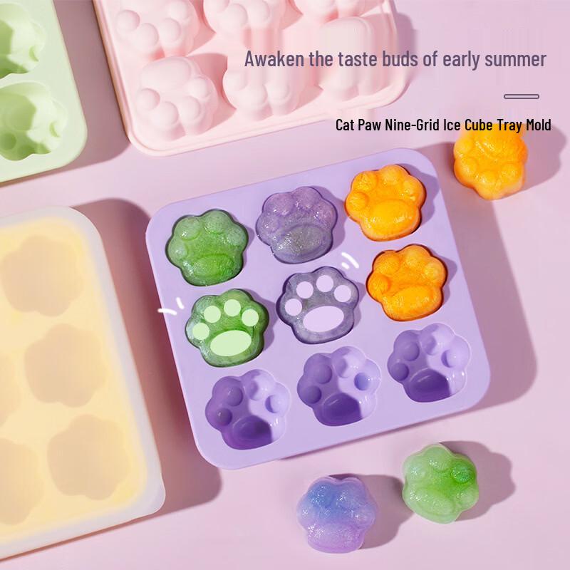 

Cute Cat Paw Silicone Ice Cube & Food Mold