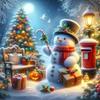 5D DIY Full Round Drill Diamond Painting Christmas Kit Home Decoration Art Craft