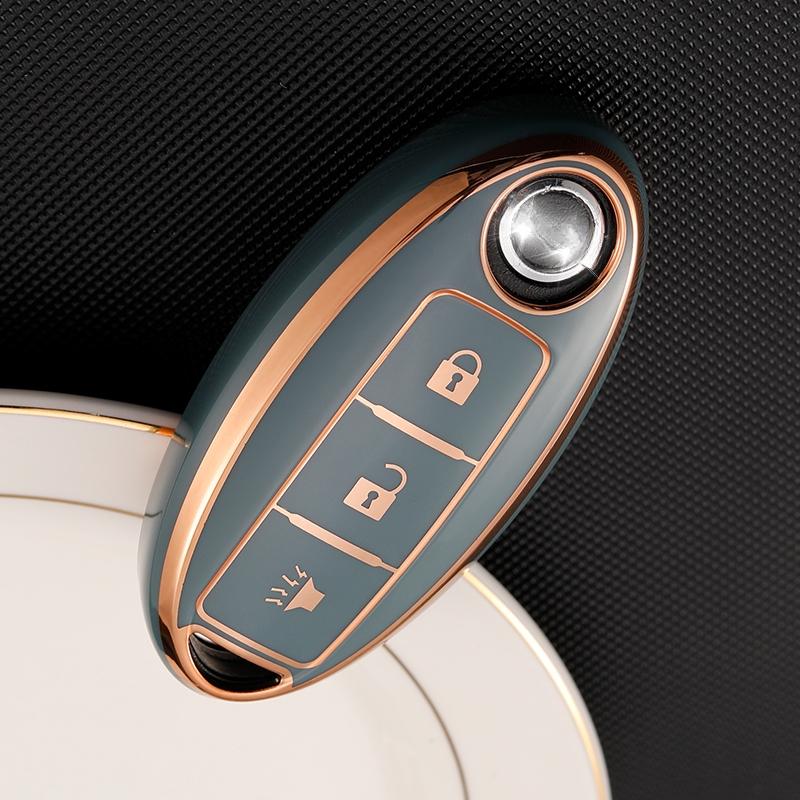 Soft TPU Car Key Case For Nissan Qashqai J10 J11 X-Trail t31 t32 kicks Tiida Livida Pathfinder Murano Note GTR Juke For Infiniti