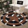 Pentagram Round Rug Suitable For Office Reception Office Chair Protection Carpet And Also Suitable For Gifts To Relatives And Friends