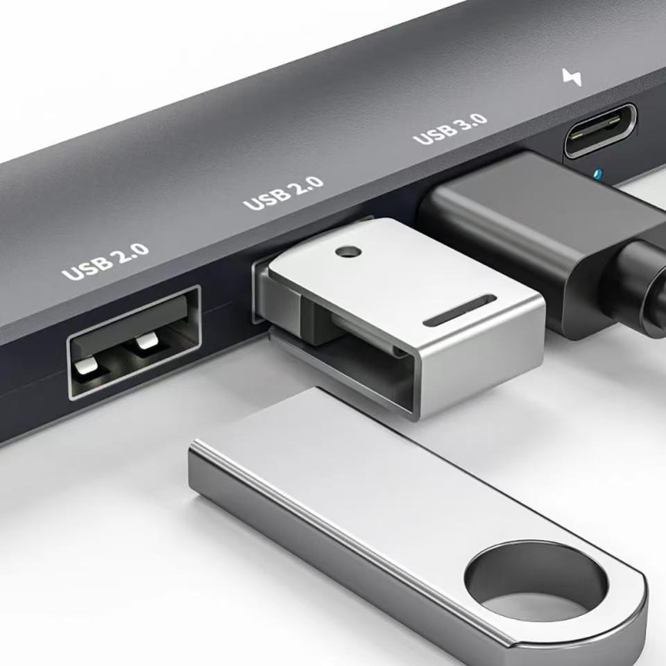 4 Port For HDD SSK USB HUB Type-C To Multi USB Splitter OTG Adapter For Macbook Xiaomi Huawei Cellphone Laptop Notebook Hard Driver USB 3.0 2.0
