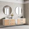 Steel Recessed Cabinet Handles with Base Invisible Pulls Recessed Steel Handle Simple Installation for Door & Drawers