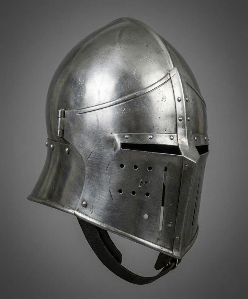 Full Body Barbuta Knight Armor 18 Gauge Steel Medieval Warrior Suit LARP Cosplay Reenactment Costume