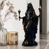 Mysteriöse Hexenfigur Hekate Griechische Göttinnenstatue mit magischen Hunden, Fantasy-Thema für Heimdekoration Harzskulptur, Mythologische Tischdekoration