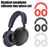 Over-Ear Cover Kit with Washable Silicone Headband Wrap and Ear Cup Covers for Daily Wear and Storage Carry Use