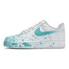 Nike Air Force 1 811 Fabricare, Vopsea Ulei pe Loc, Cutie de Pantofi Specială Pantofi Skateboard Top Jos Femei Alb Verde DH2920-111(Team80-S-BOX)