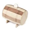 Wooden Pigg Y Bank Safe Money Box Savings Wine Barrel Wood Carving Handmade