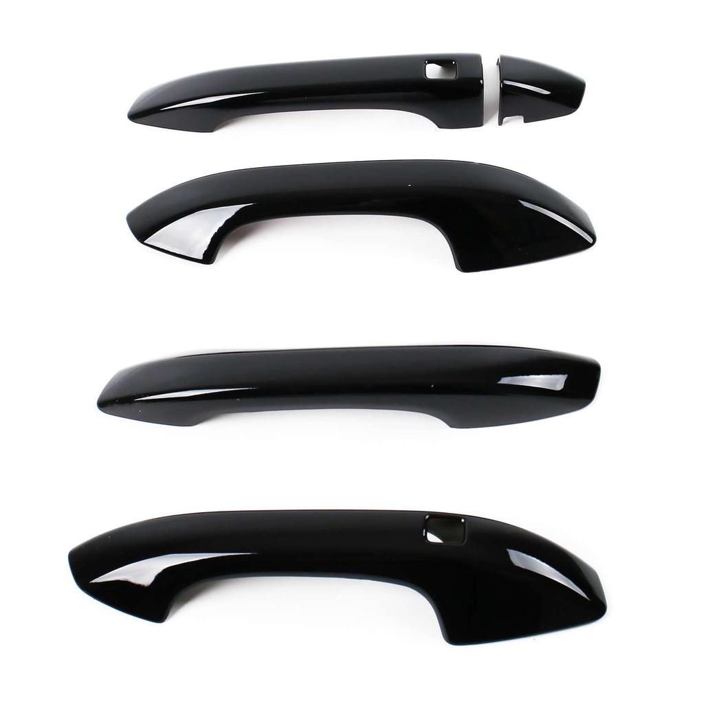 For Kia Optima K5 LHD     ABS Chrome Carbon Fiber Black Door Handle Cover Trims Sticker Car Styling Accessories