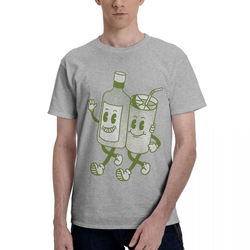 GIN AND TONIC Meme 100 Cotton Casual Breathable Confortable TShirt Mens Clothing Brands Men Clothes