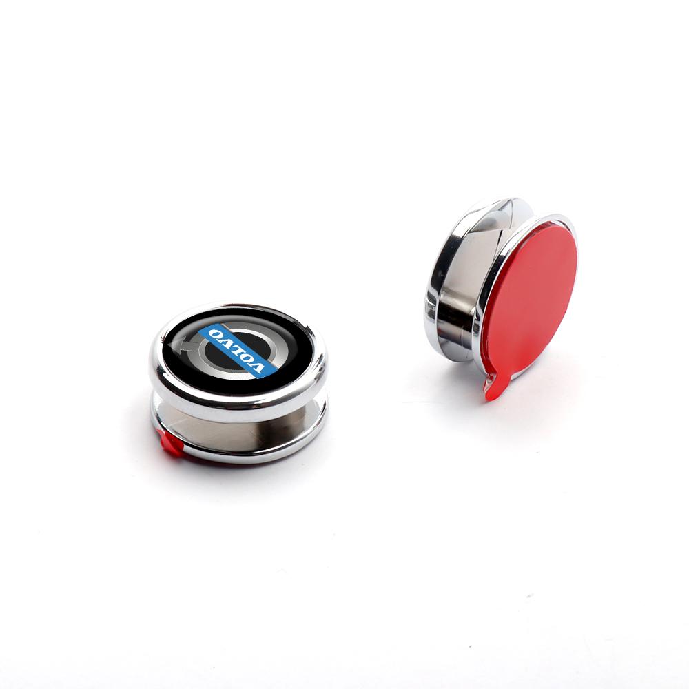 1/2 Pezzi Ganci Metallici Autoadesivi Piccoli per Auto Accessori Auto Multifunzionali Per Volvo Xc60 V40 S60 V50 V60 C30 Xc40 S80