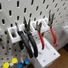 Plastic Garage Tool Holder Storage Rack With Space Saving Design Perfect For Home Workshop Organization