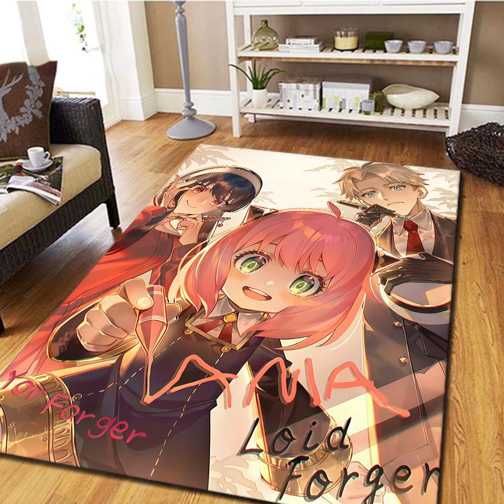 SPY FAMILY Carpet - Living Room Bedroom Use, Home Decor Cool Movie Mat & Play Floor Mat -HE183