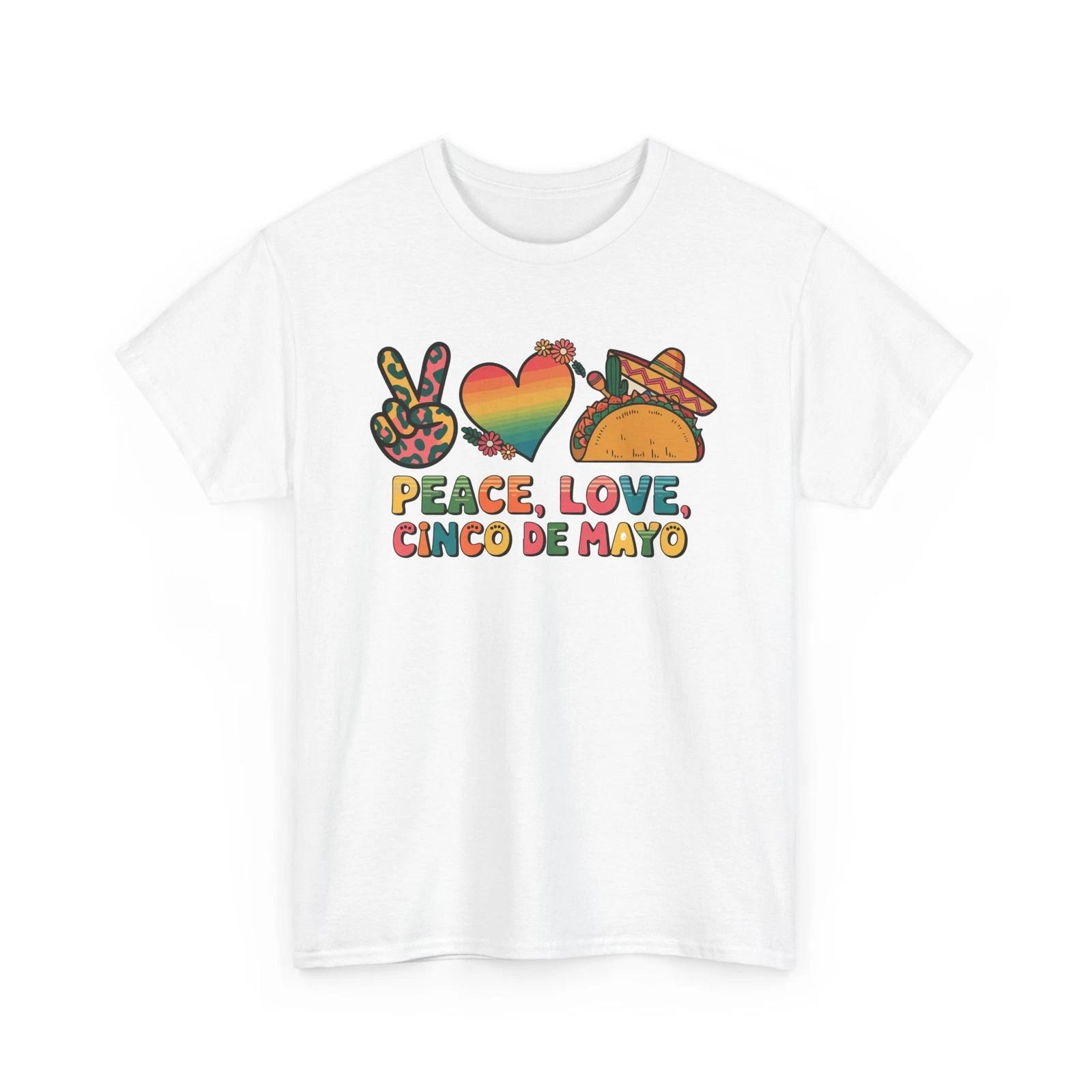 Peace & Love T-Shirt | Retro Hippie 60s Tee | Boho Festival Gift S