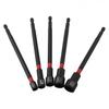 Precision Engineered Magnetic Nut Driver Tools Set of 5 For Durability