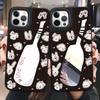 Mirror Phone Case for iPhone 15 11 13 14 for 15 16 Pro Max 12 13 16 Pro Cloud Flower and Animal Cute Style Phone Case