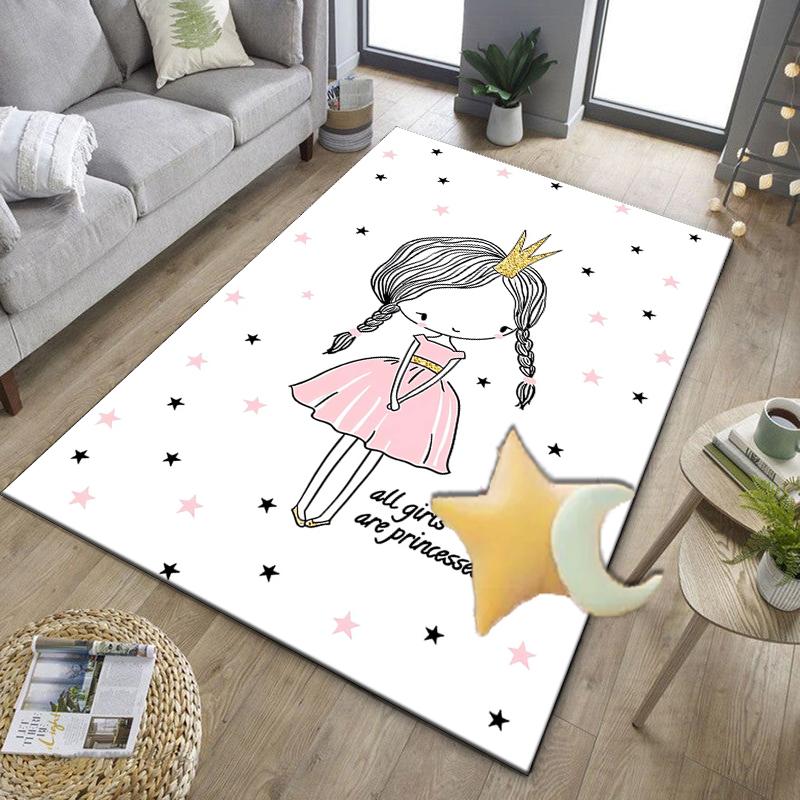 Dancing Ballerina In Pink Office Rug Chair Mat, Entryway Carpet, Suitable for Front Door, Bedroom, Living Room, Desk, Holiday Gift