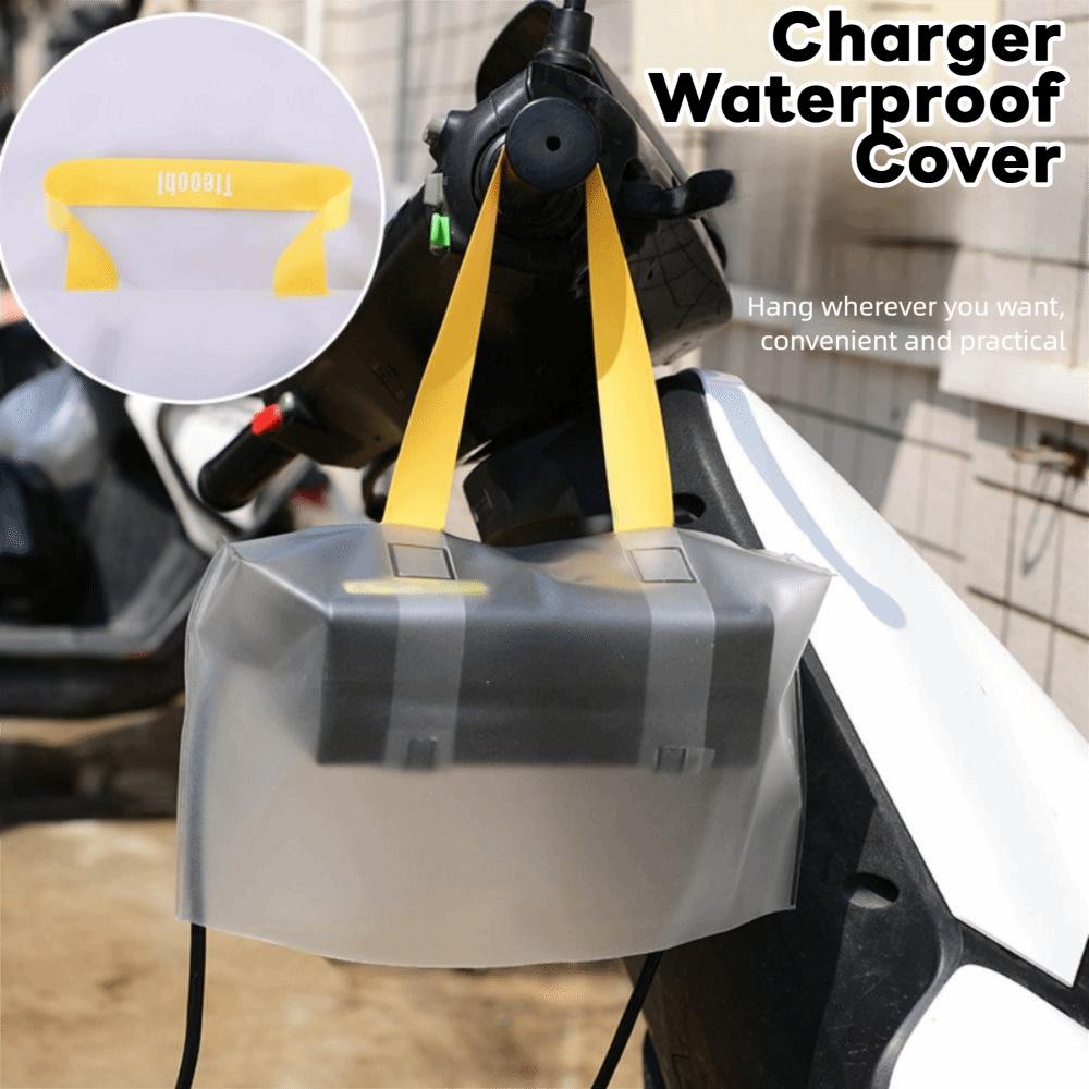 Thicken Motorcycle Charger Waterproof Bag Dustproof Plug Socket Protection Organizer Outdoor Use