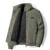 Jachete de Corduroy pentru Bărbați Paltoane Calde de Iarnă Jachete de Iarnă din Fleece Îmbrăcăminte Exterioară pentru Bărbați Paltoane Casual de Iarnă Jachete Casual pentru Bărbați de Bună Calitate