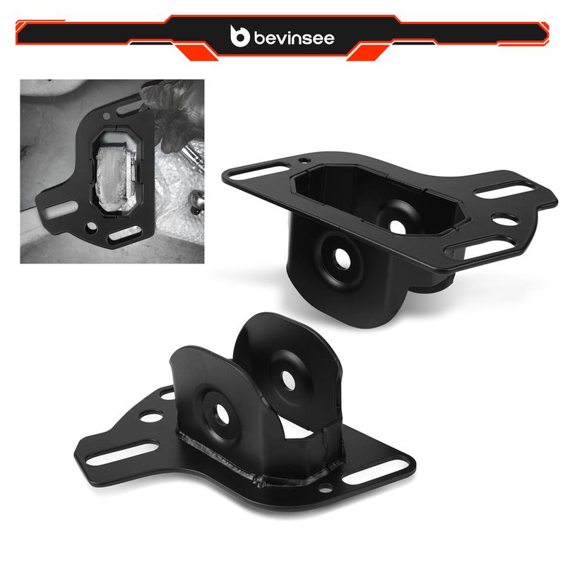 BEVINSEE Adjustable Rear Toe Brackets Set Drift for BMW E46 E36 Z4 E85/E86 E89, Replace for 33303411877,33303411878,33301096602