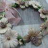 Bride Wedding Headband Boho Floral Headdress Flower Hairband Beach Party Crown