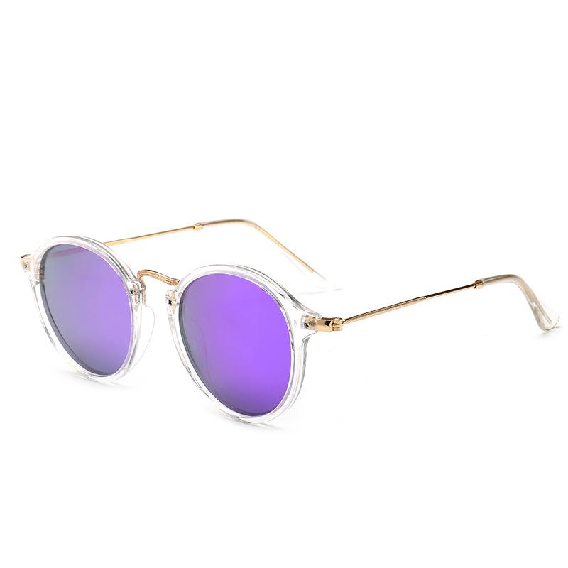 2447 Retro Polarized Metal Round Sunglasses - Unisex Fashion Shades