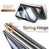 For Google Pixel 10 Pro Fold  with Magnetic Card Holder and Tempered Glass Screen Protector Foldable Phone Case