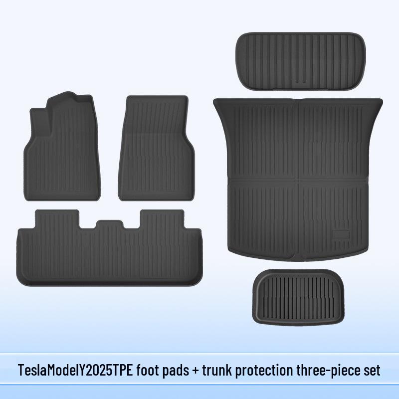 All-Weather TPE Floor & Trunk Mats for Tesla Model Y/3/S/X New Model