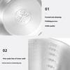 Stainless Steel Sherbet Bowl Portable Tableware Handy Kit For Self-Drive Picnics And Outdoor Activities Self-drive Picnic Tableware Collection Kit