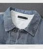 2023 Retro-Jeansjacke: Herren Casual Japanische Mode, Hongkong-Stil, Lockere Passform, Ganzjahres Trendy Design