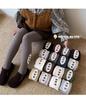 Minliu Autumn & Winter Candy Color Knitted Leggings for Girls - Baby Pants Outerwear & Tights Socks Combo