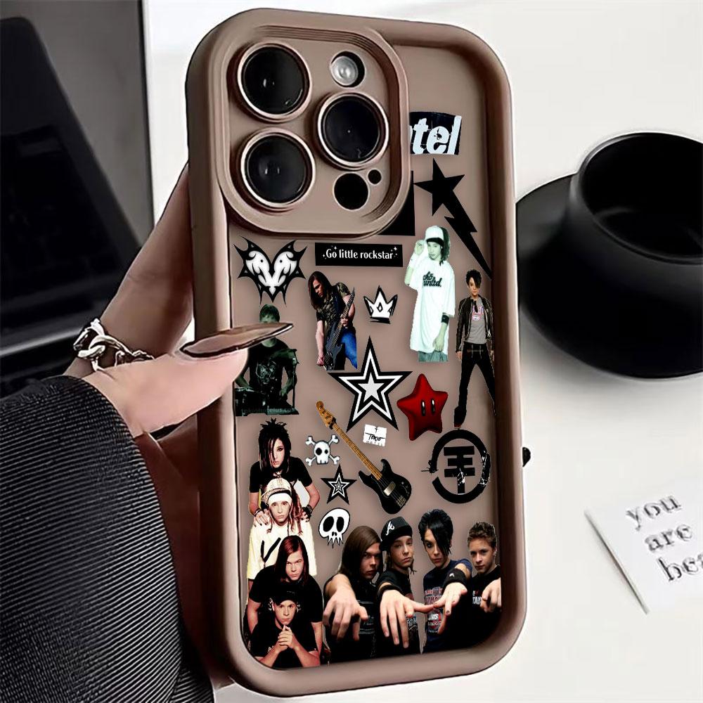 T-Tokio Hotel Bill Tom Kaulitz Phone Case For VIVO V60 V21 V23E V25 V27 V27E V29 V29E V30 V30E V40 V50 X80 X90 X100 X200 Cover