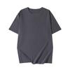 Heavyweight 200g Pure Cotton Drop Shoulder Unisex White Half Sleeve T-Shirt