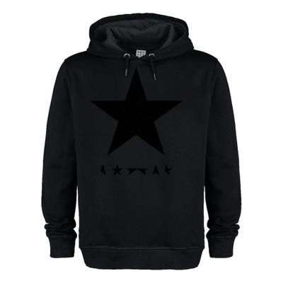 Amplified Unisex Adult Black Star David Bowie Hoodie