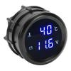 Digital Dual Water Temp Voltmeter 1 8 Inch NPT Thread 52mm 2 in 1 Car Voltmeter and Water Temperature Gauge